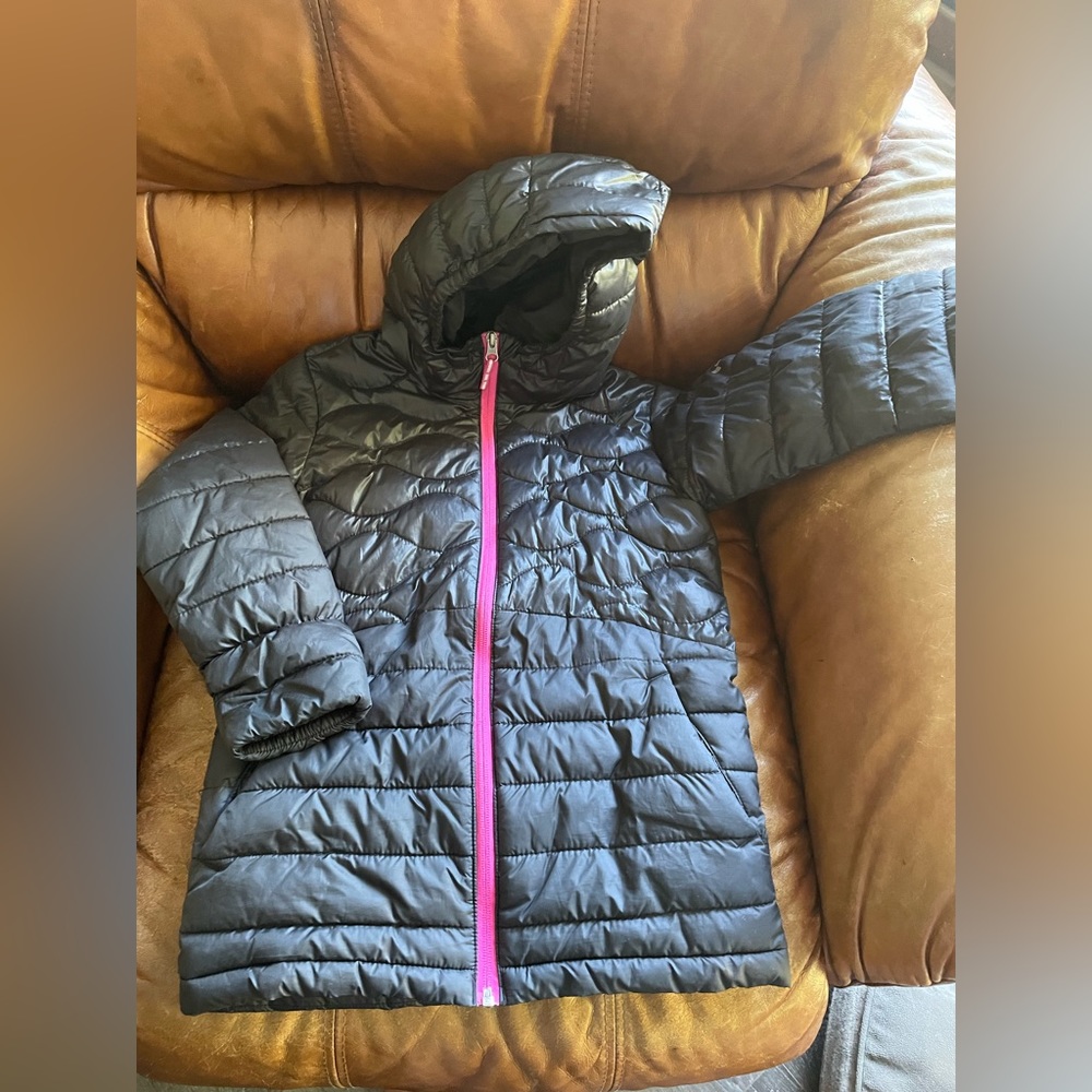 Girls Black Winter Coat COLUMBIA